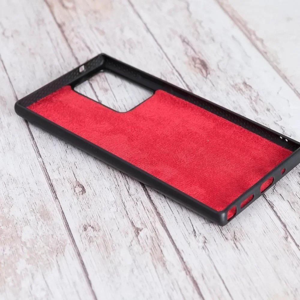 Samsung Note 20/Ultra Premium Leather Case Red